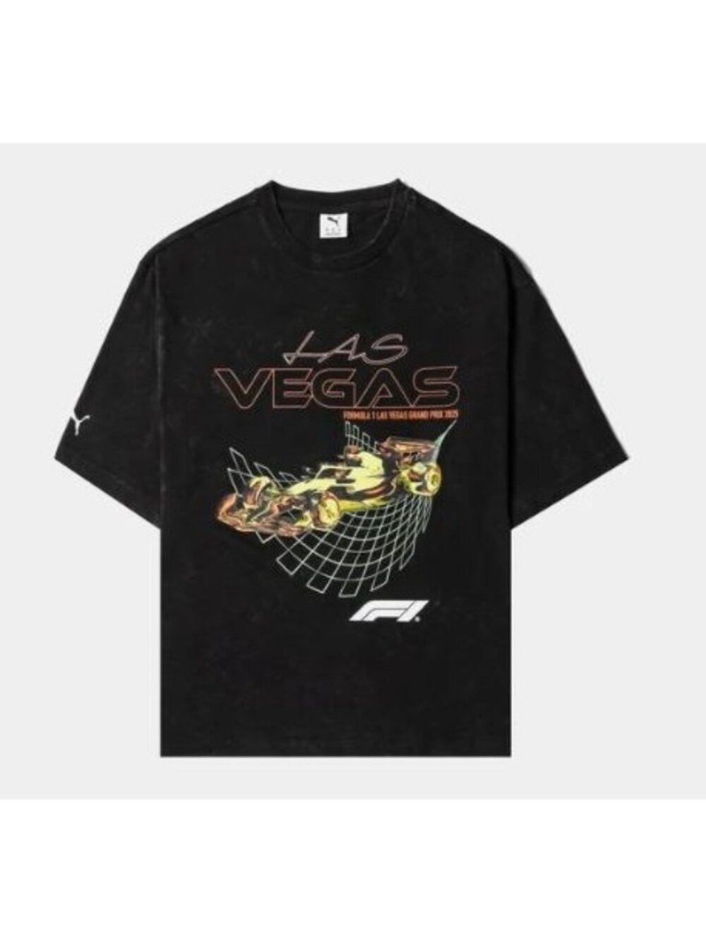 Puma Formula 1 Vegas Car Graphic Short Sleeve T-shirt Size XL 635434 01